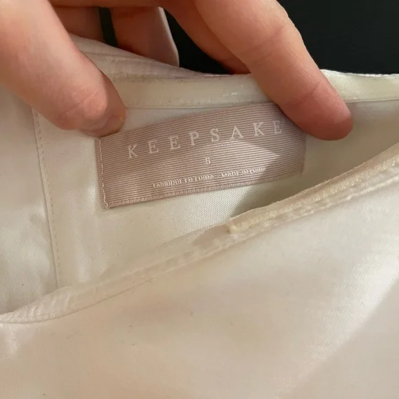 KEEPSAKE the Label Cream Ruffled Bib Collar Blouse - Picture 4 of 5